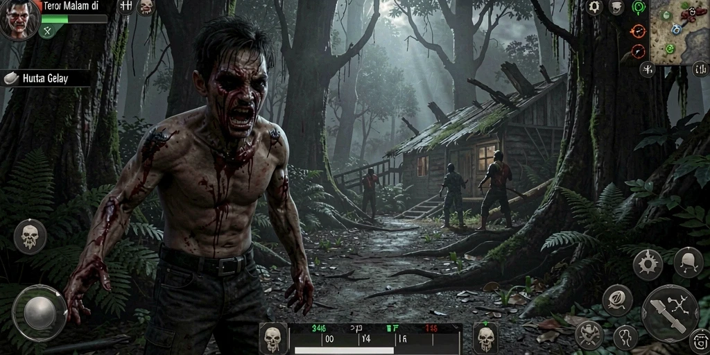 Gameplay mencekam yang menantang keberanian pemain.