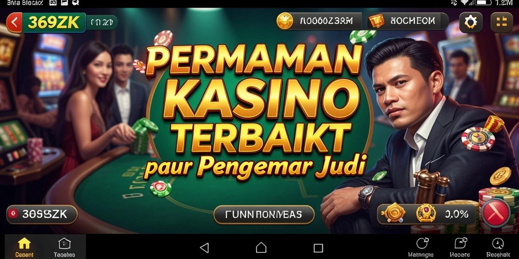 Tampilan gameplay Kasino yang mengasyikkan di 369ZK.