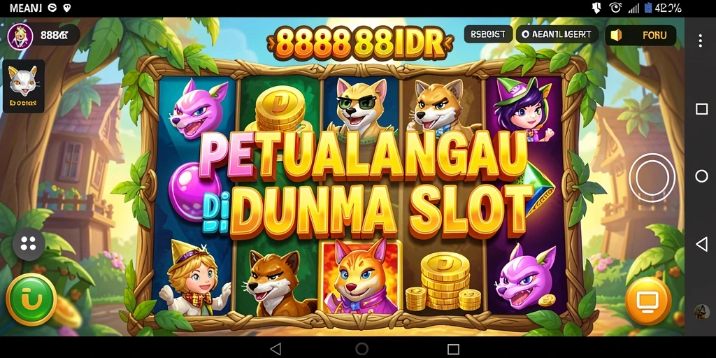 Tangkapan layar utama 888IDR menampilkan gameplay Slot yang menarik.
