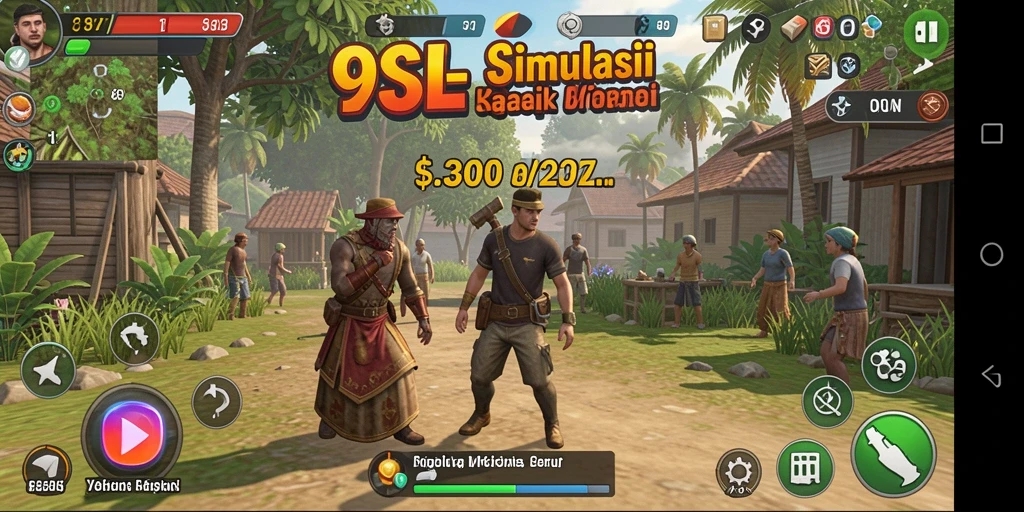 Tampilan gameplay menarik dari 9SL yang menampilkan interaksi sosial yang mendalam.