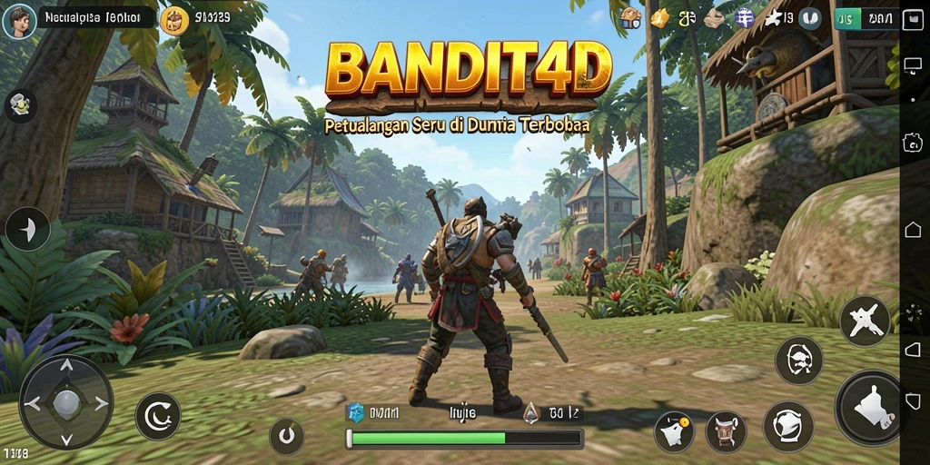 Tampilan gameplay menarik dalam BANDIT4D dengan petualangan yang memukau.