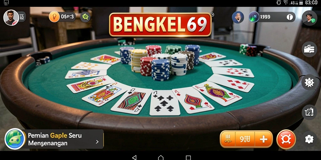 Tampilan gameplay Gaple yang menarik dan interaktif.
