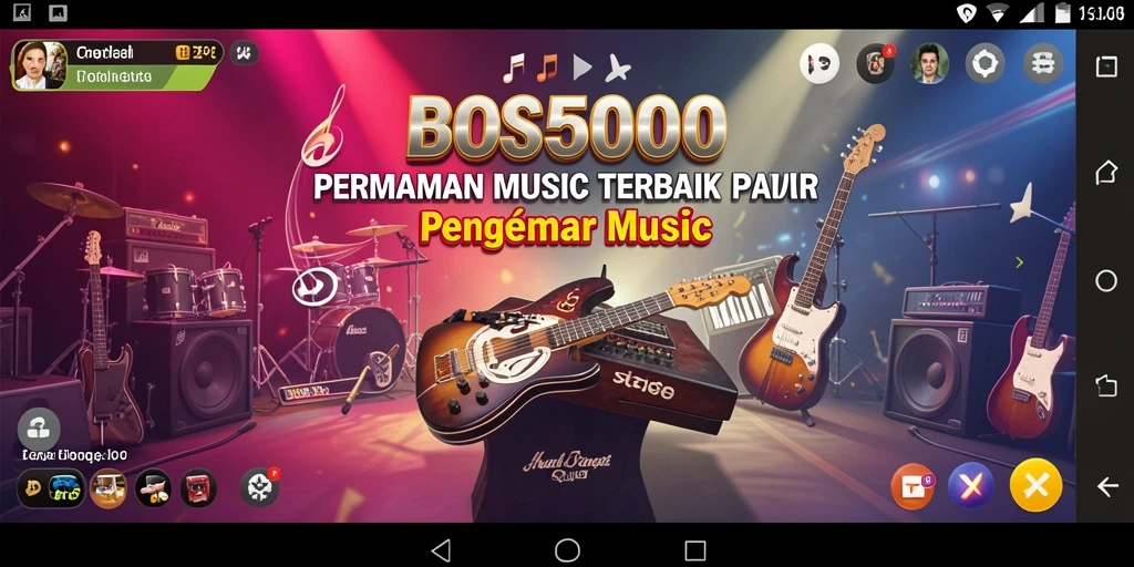 Tampilan gameplay BOS5000 yang interaktif dan menarik.