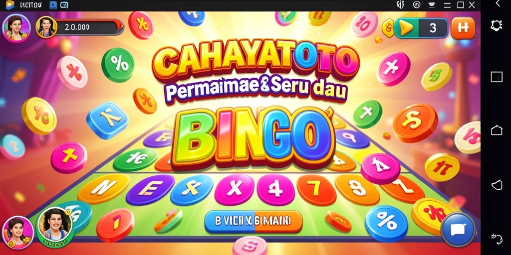 Screenshot gameplay CAHAYATOTO yang menggambarkan keseruan permainan Bingo.
