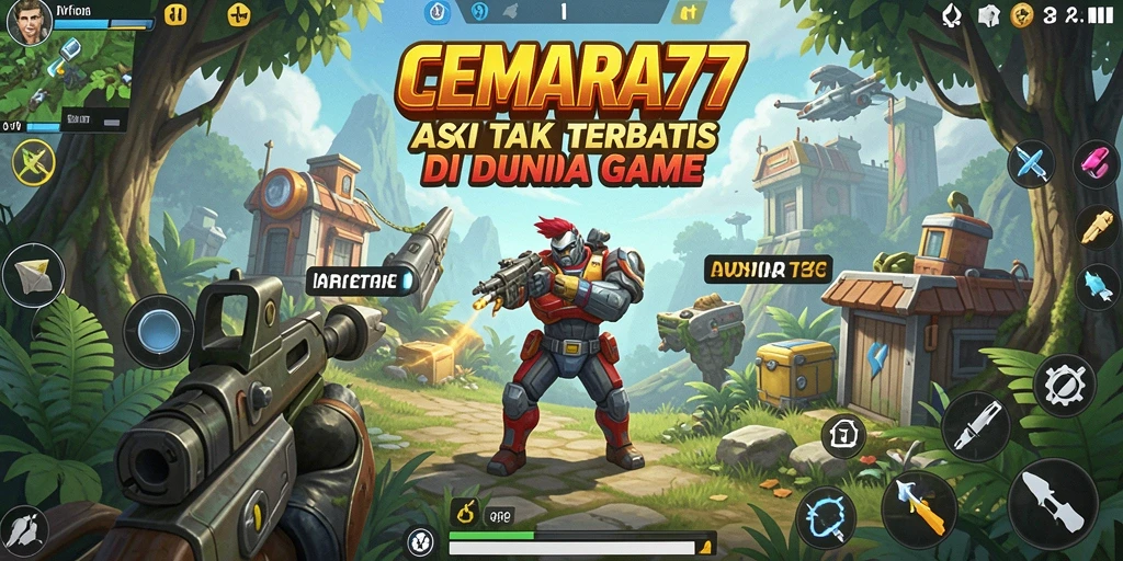 Tangkapan layar menampilkan aksi mendebarkan dari CEMARA77.