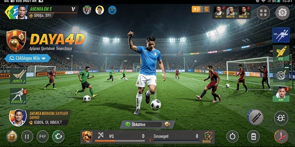 Tampilan gameplay menarik dari aplikasi Sportsbook DAYA4D.