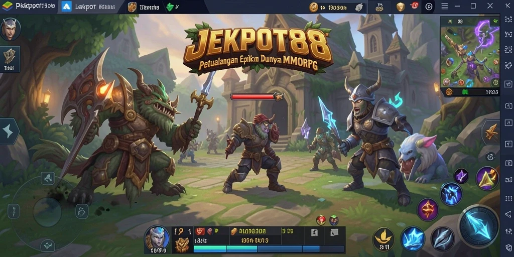 Tampilan seru dari gameplay JEKPOT88 yang penuh aksi.