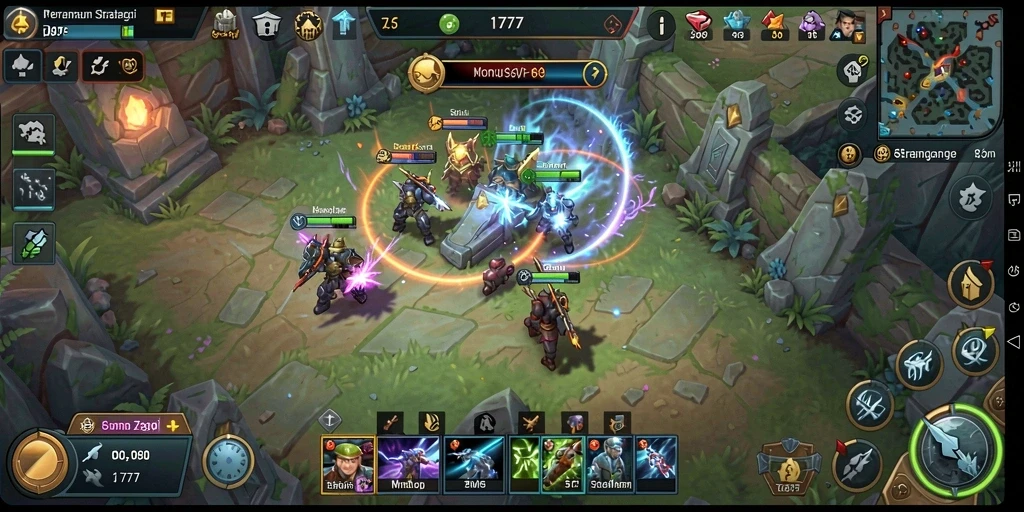 Gameplay L777 yang penuh strategi dan tantangan.