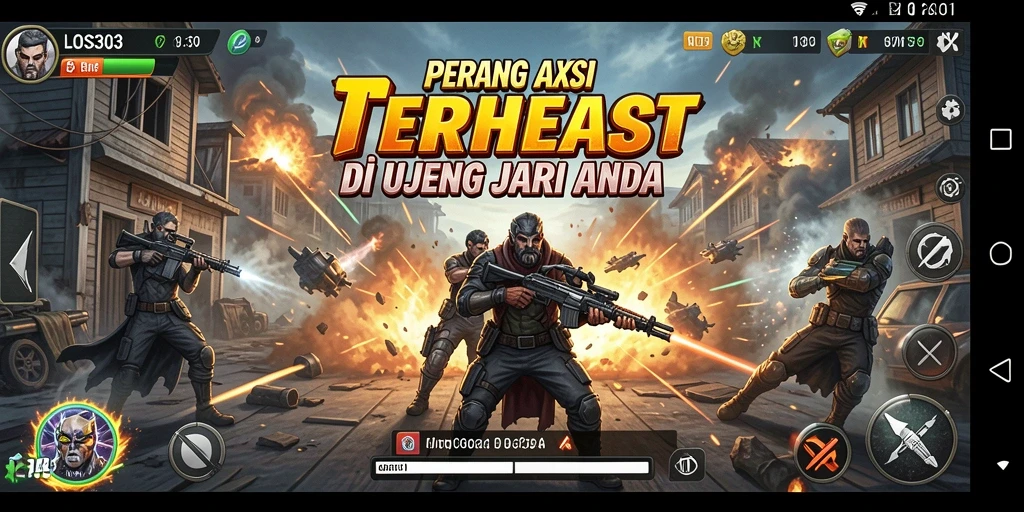 Screenshot gameplay LOS303 menunjukkan aksi mendebarkan dan grafis yang menawan.
