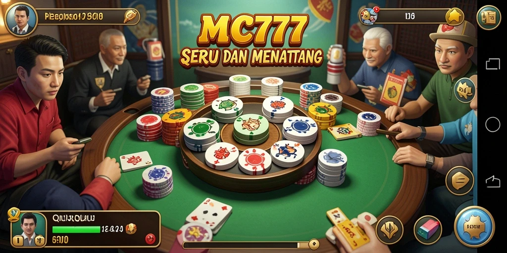 Tampilan gameplay QiuQiu yang menarik dan interaktif.