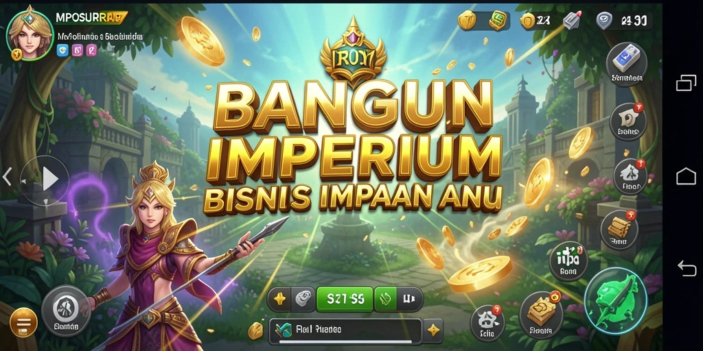 Screenshot gameplay MPOSURGA menampilkan perpaduan strategi dan kesenangan.