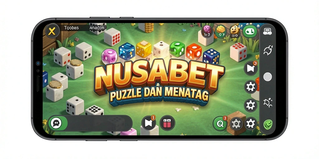 Tangkapan layar gameplay NUSABET menampilkan tingkat kesulitan yang bervariasi.