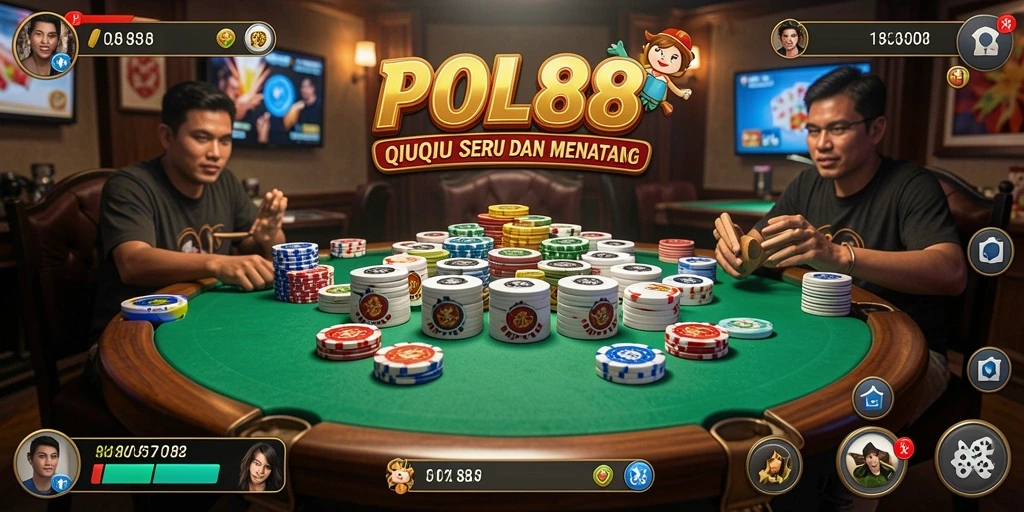Gameplay QiuQiu yang seru dan mendebarkan.