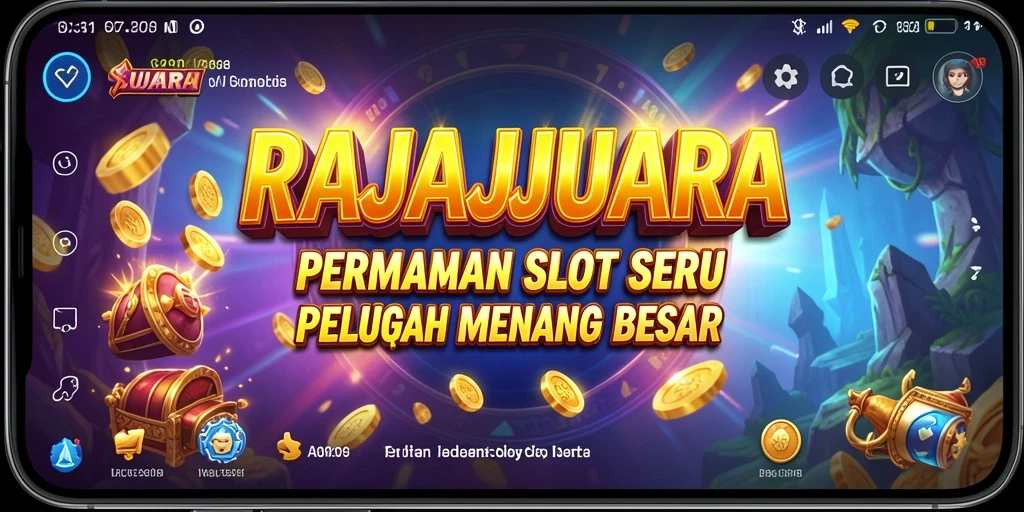 Tampilan gameplay menarik dengan simbol Slot yang berwarna-warni.