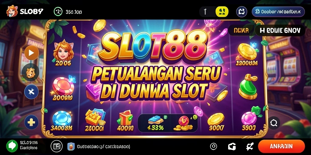 Menampilkan gameplay seru dan penuh warna di SLOT88 yang menarik.