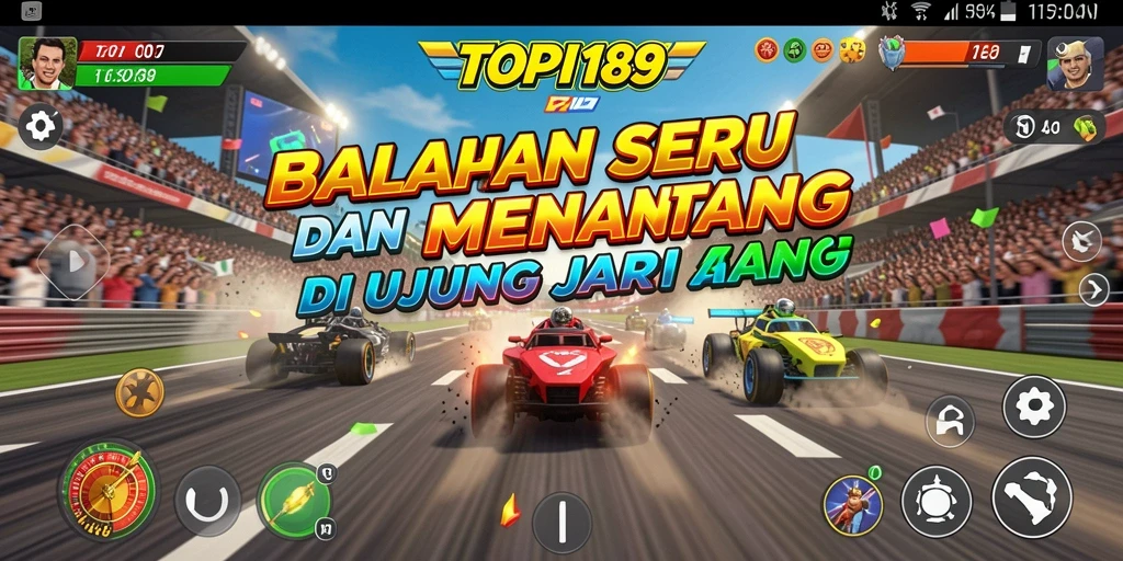 Gameplay seru dengan balapan mendebarkan di <strong>TOPI189</strong>.