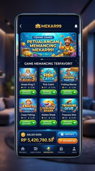 Daftar aplikasi populer di mekar99 dengan rating tinggi.
